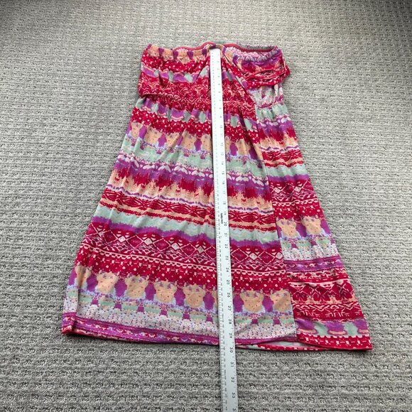 Guilty Tube Mini Dress Women Size Extra Large XL Red Pink Colorful Party - Picture 5 of 9